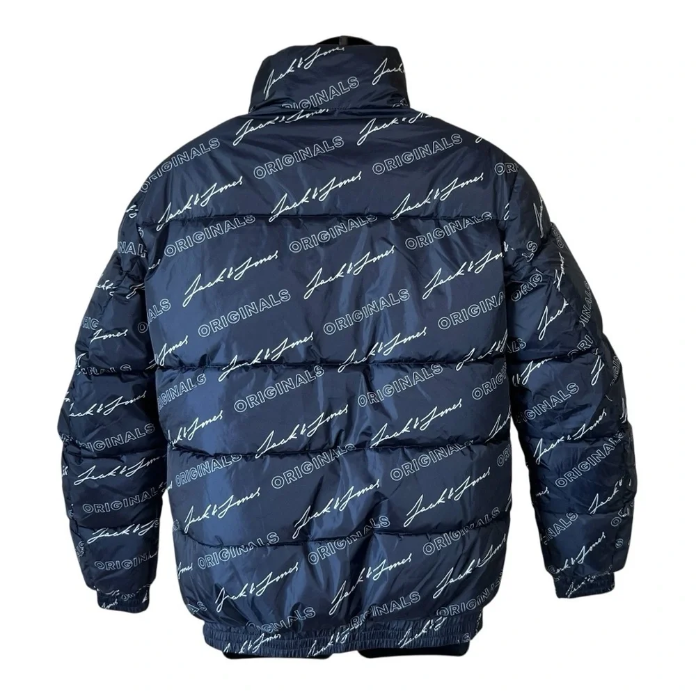 Jack & Jones Originals Printed Logo Puffer Jacket